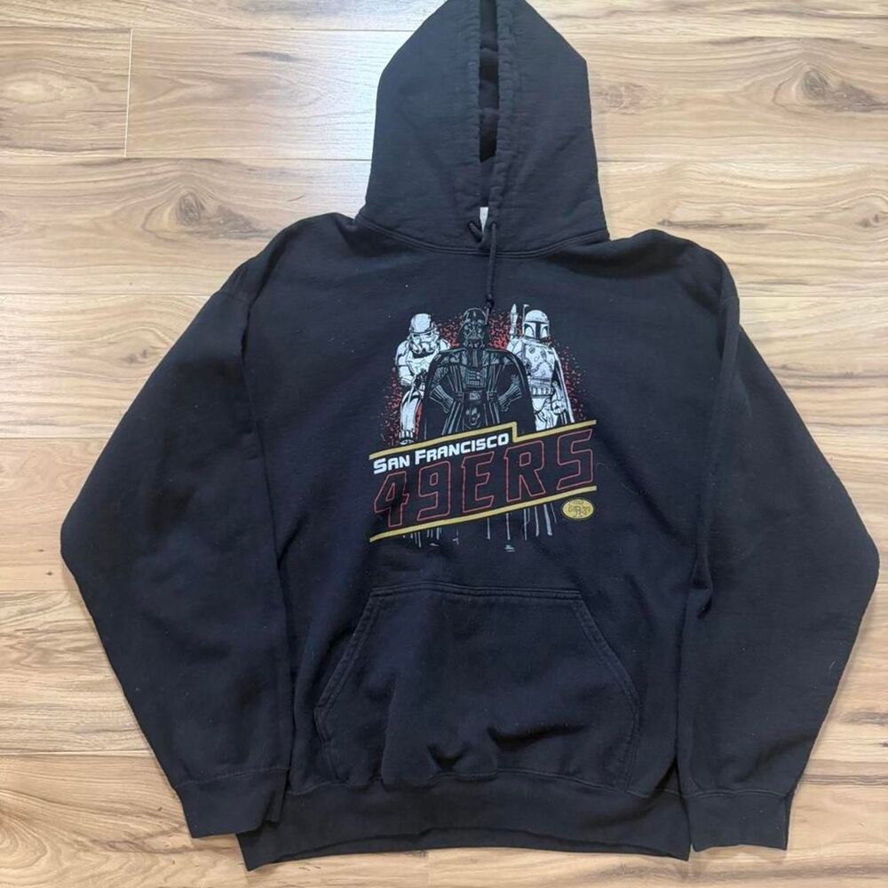 Junk Food San Francisco 49ers Star Wars hoodie graphic Size Large